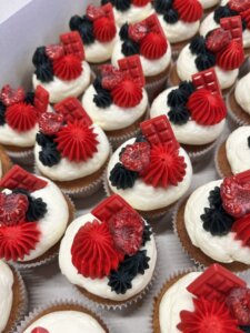 červený cupcake